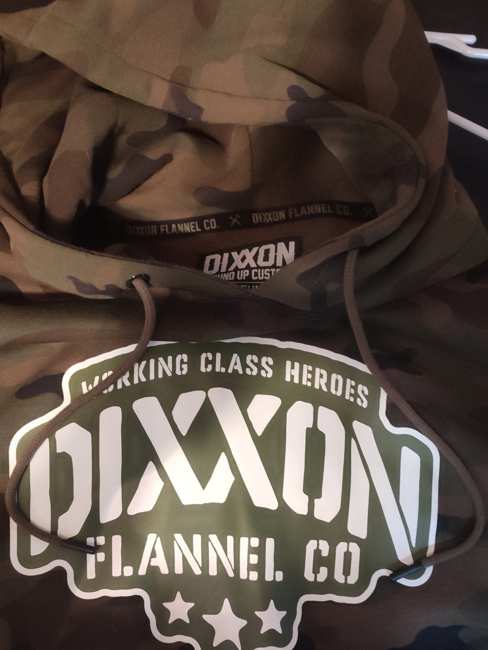 DIXXON Ground Up Customs Camo Zip-Up Hoodie 3X